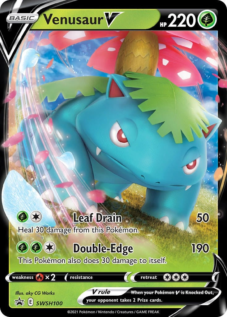 Image for Venusaur V - SWSH100 (100) (SWSD)
