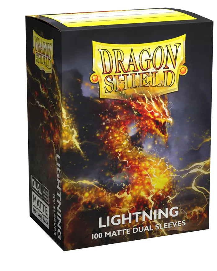 Dragon Shield: Dual Matte Sleeves - Lightning (100ct)