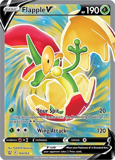 Image for Flapple V (Full Art) (143) (SWSH05)