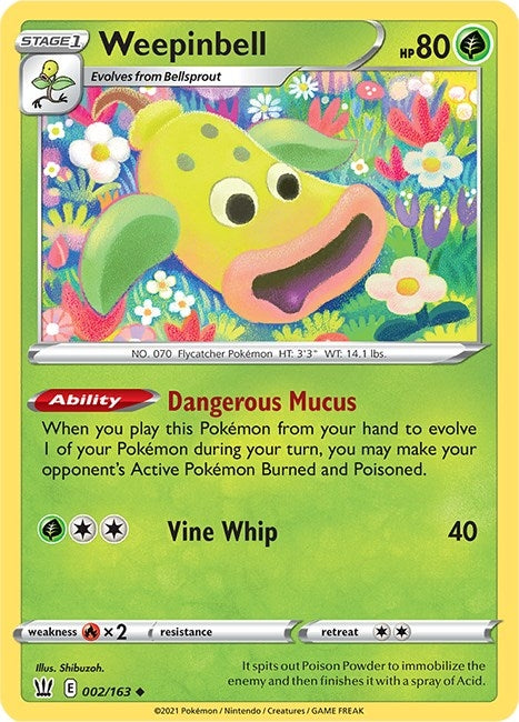 Image for Weepinbell (2) (SWSH05)