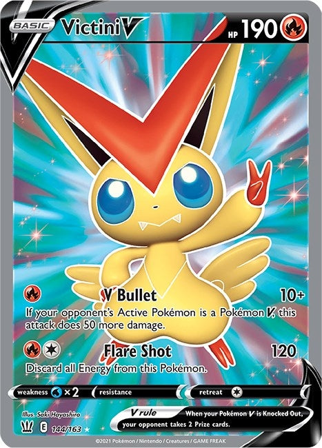 Image for Victini V (Full Art) (144) (SWSH05)