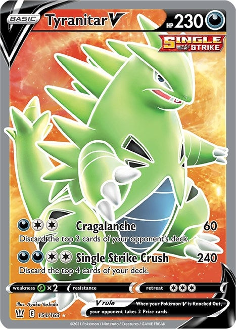 Image for Tyranitar V (Full Art) (154) (SWSH05)