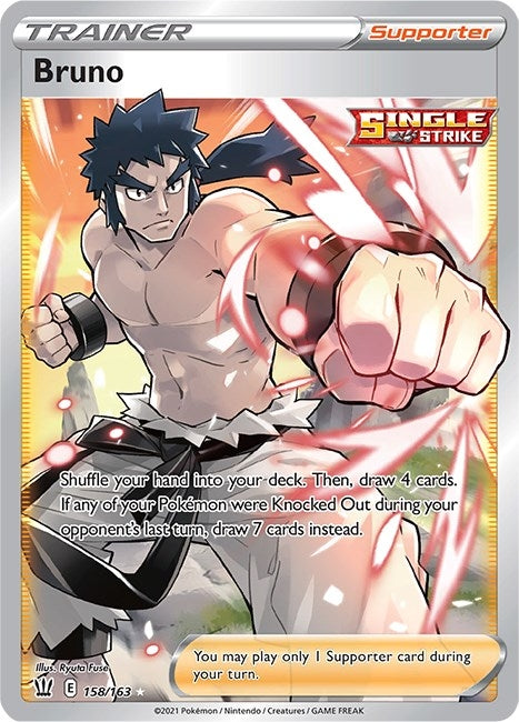 Image for Bruno (Full Art) (158) (SWSH05)