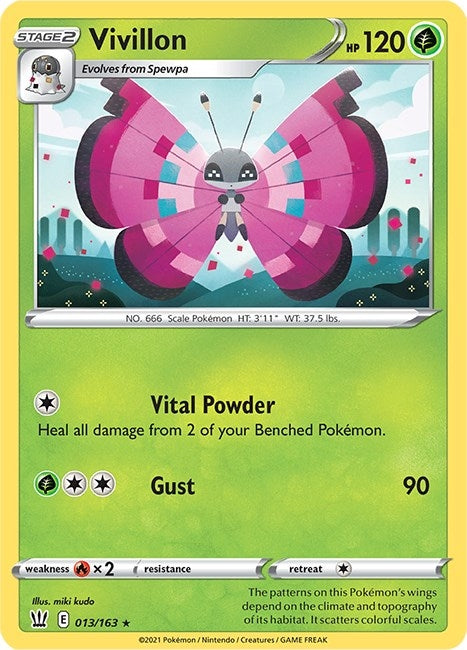 Image for Vivillon (13) (SWSH05)