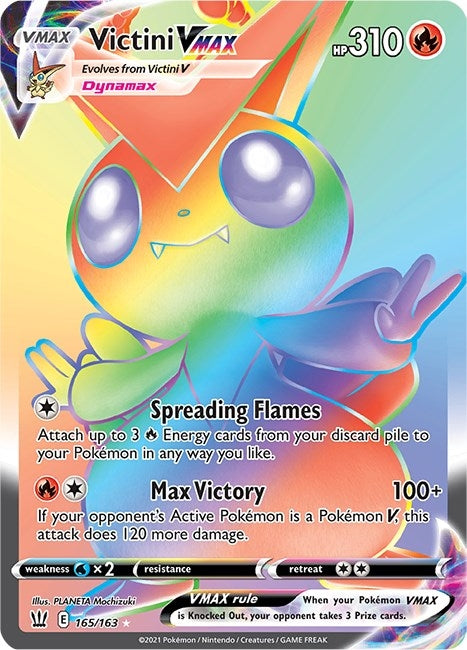Image for Victini VMAX (Secret) (165) (SWSH05)
