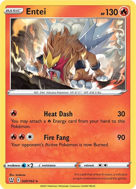 Image for Entei (20) (SWSH05)