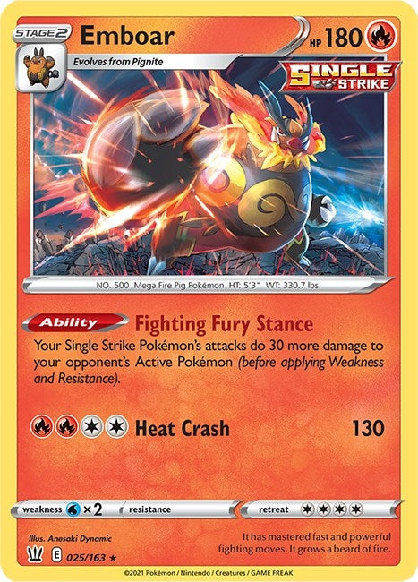 Image for Emboar (25) (SWSH05)