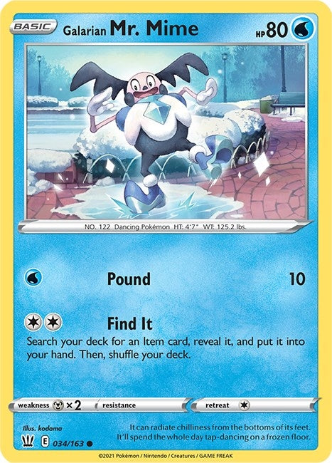 Image for Galarian Mr. Mime (34) (SWSH05)