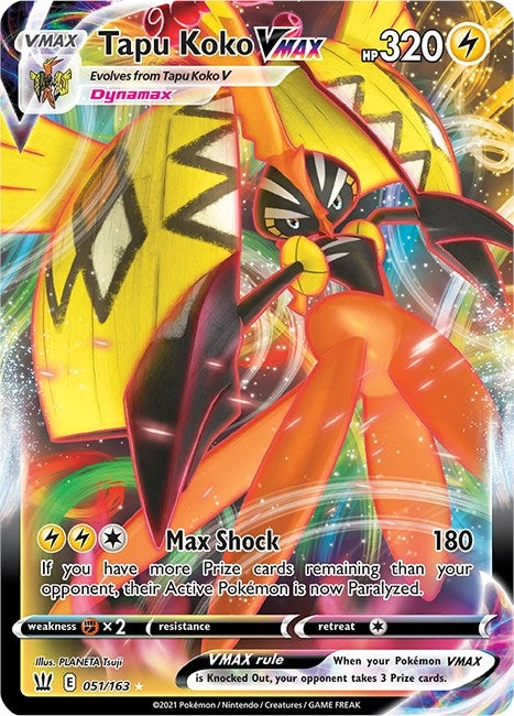Image for Tapu Koko VMAX (51) (SWSH05)