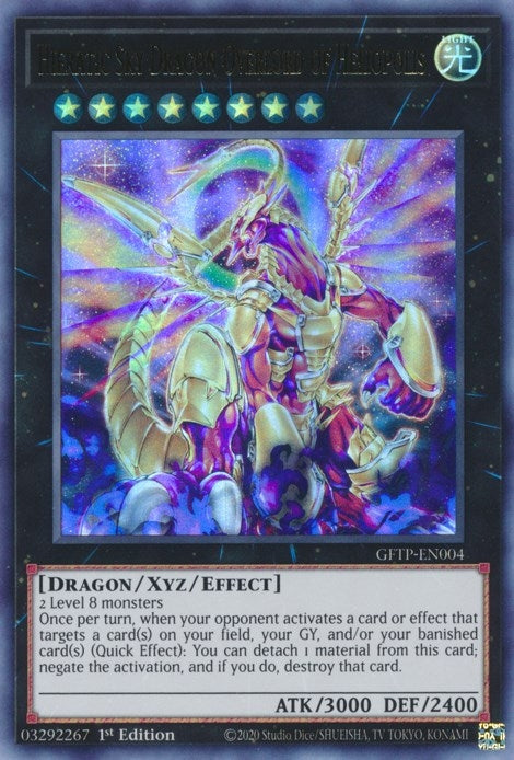 Image for Hieratic Sky Dragon Overlord of Heliopolis (4) (GFTP)