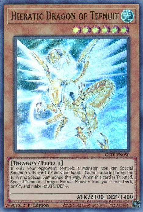 Image for Hieratic Dragon of Tefnuit (50) (GFTP)