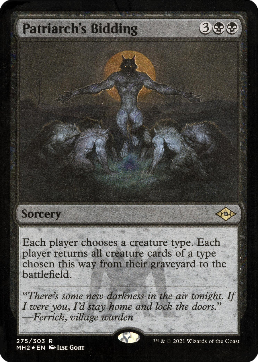 Patriarch's Bidding (Foil Etched)