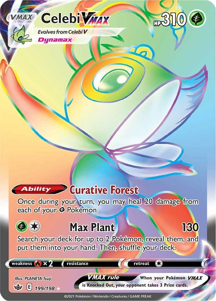 Image for Celebi VMAX (Secret) (199) (SWSH06)