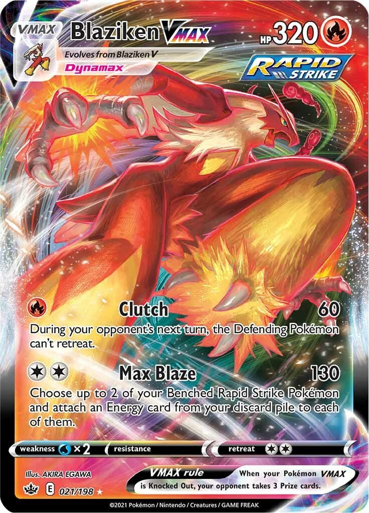 Blaziken VMAX - 021/198 - (SWSH06: Chilling Reign)