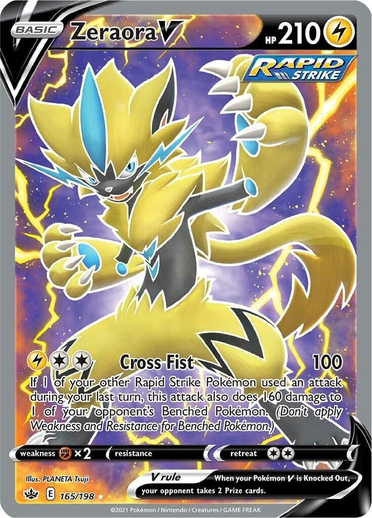 Image for Zeraora V (Full Art) (165) (SWSH06)