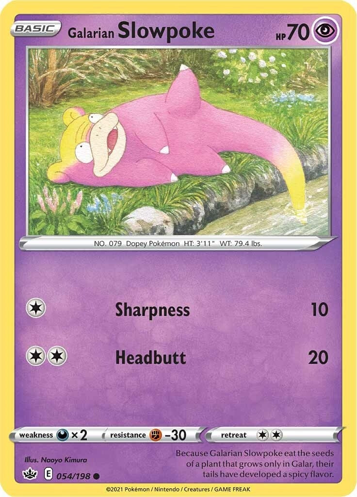 Image for Galarian Slowpoke (54) (SWSH06)