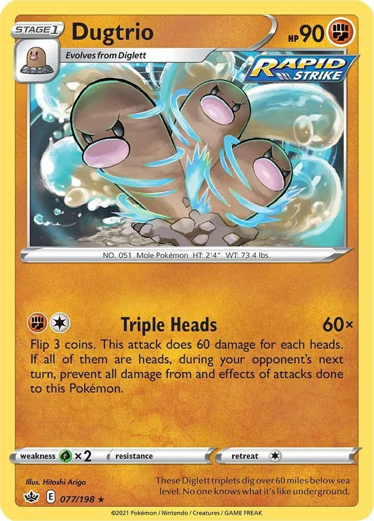 Image for Dugtrio (77) (SWSH06)