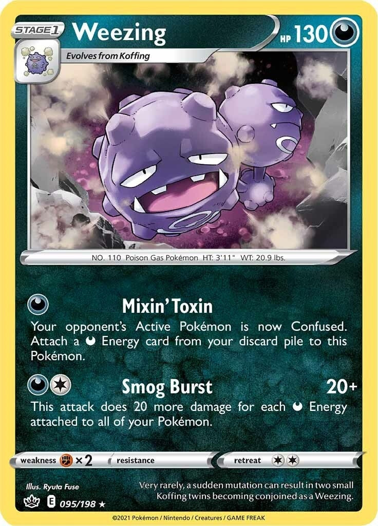 Image for Weezing (95) (SWSH06)