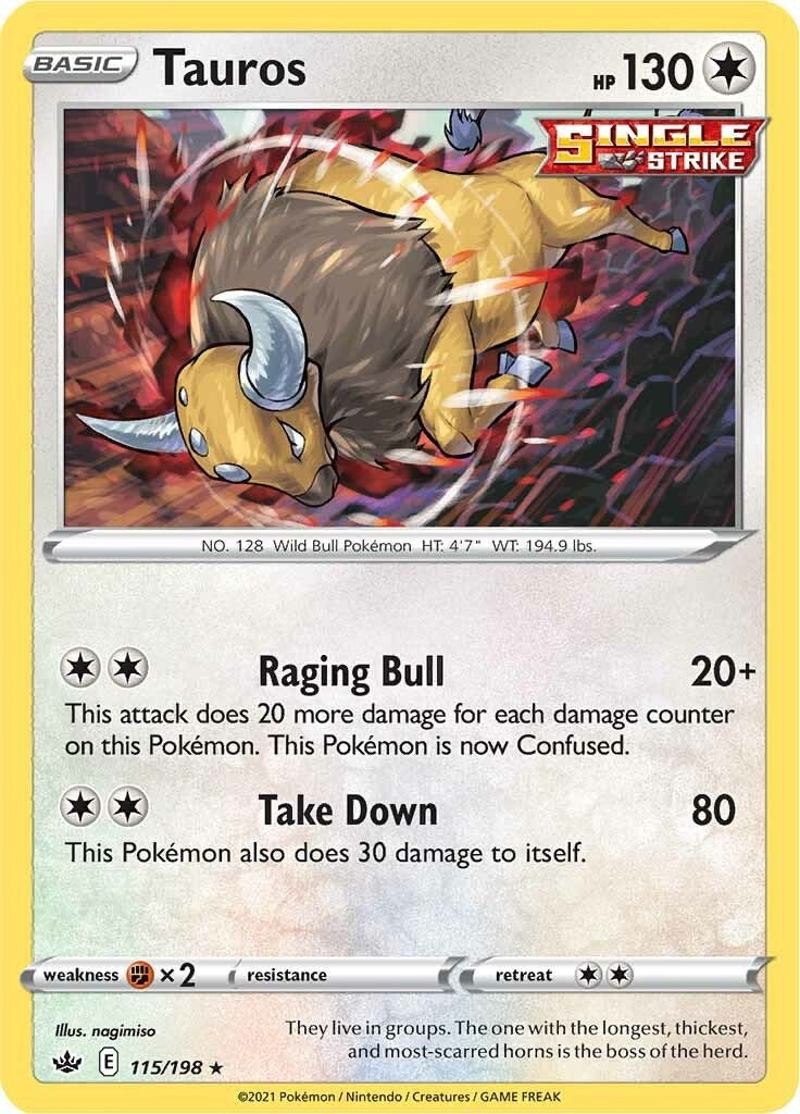 Image for Tauros (115) (SWSH06)