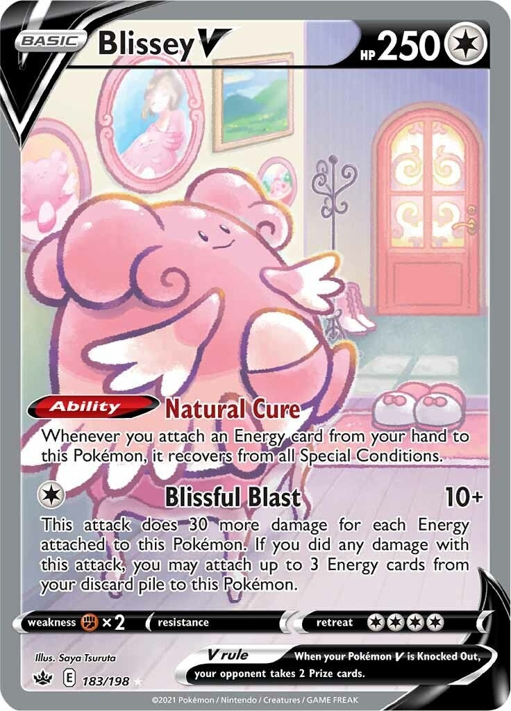 Image for Blissey V (Alternate Full Art) (183) (SWSH06)