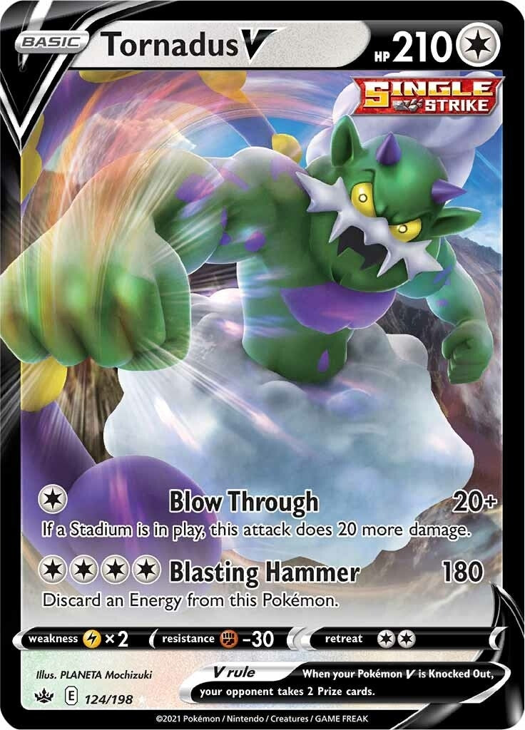 Image for Tornadus V (124) (SWSH06)