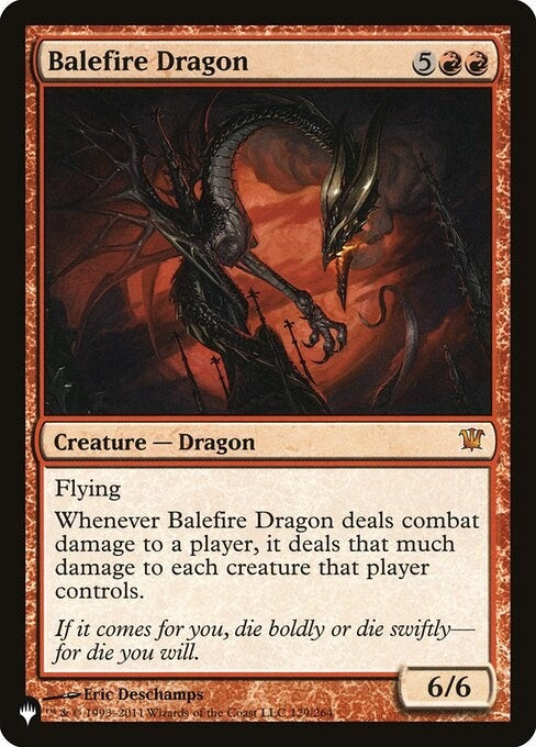Image for Balefire Dragon (129) (LIST)