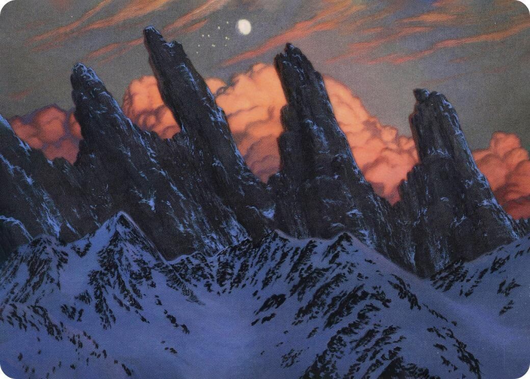 Image for Mountain (59/81) Art Card (59) [Art Series: Adventures in the Forgotten Realms]