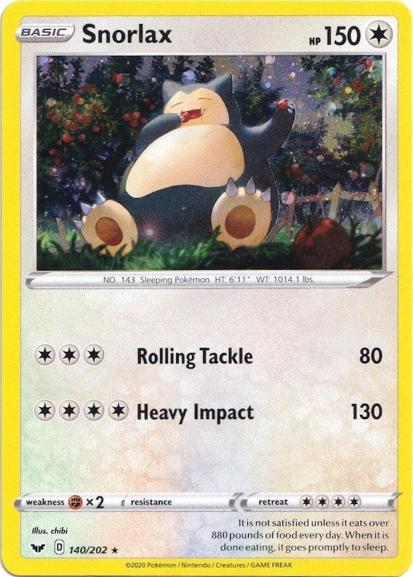 Image for Snorlax - 140/202 (Cosmos Holo) (140) (BLE)