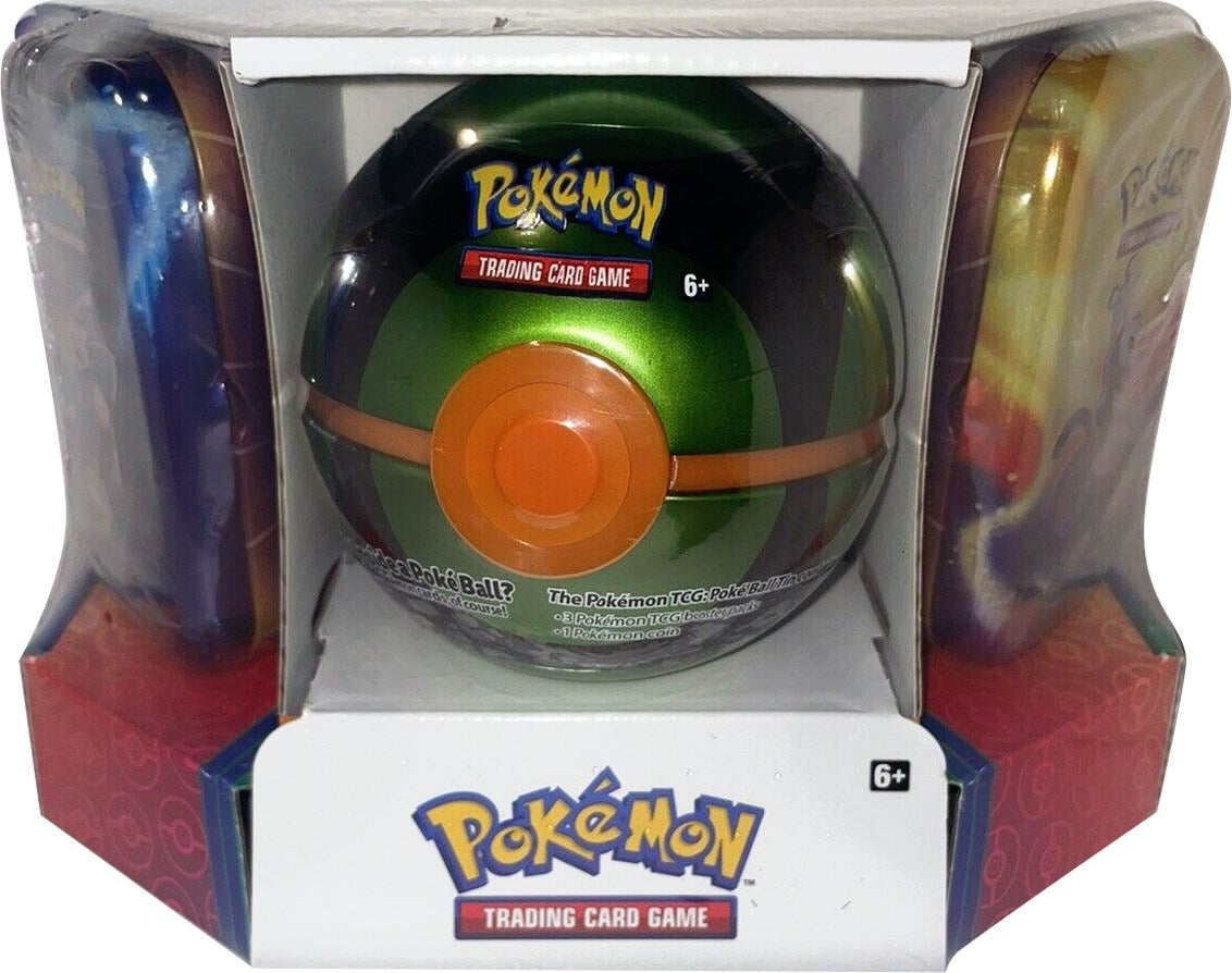 Image for Pokemon - Poke Ball Tin + 2 Kanto Power Mini Tins - Dusk Ball - Pokemon