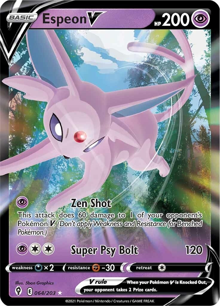 Image for Espeon V (64) (SWSH07)
