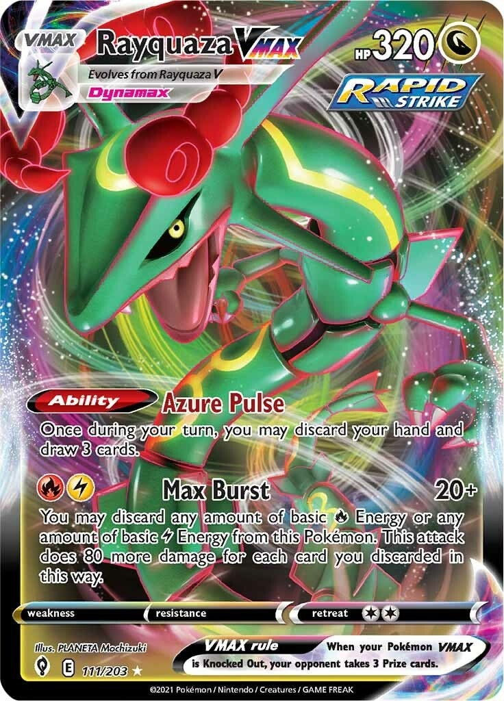 Image for Rayquaza VMAX (111) (SWSH07)