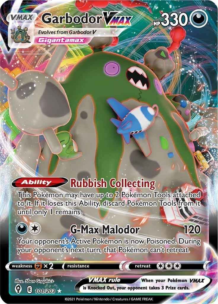 Image for Garbodor VMAX (101) (SWSH07)