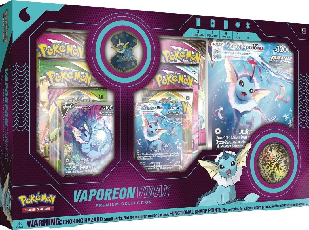 Image for Vaporeon VMAX Premium Collection - Pokemon