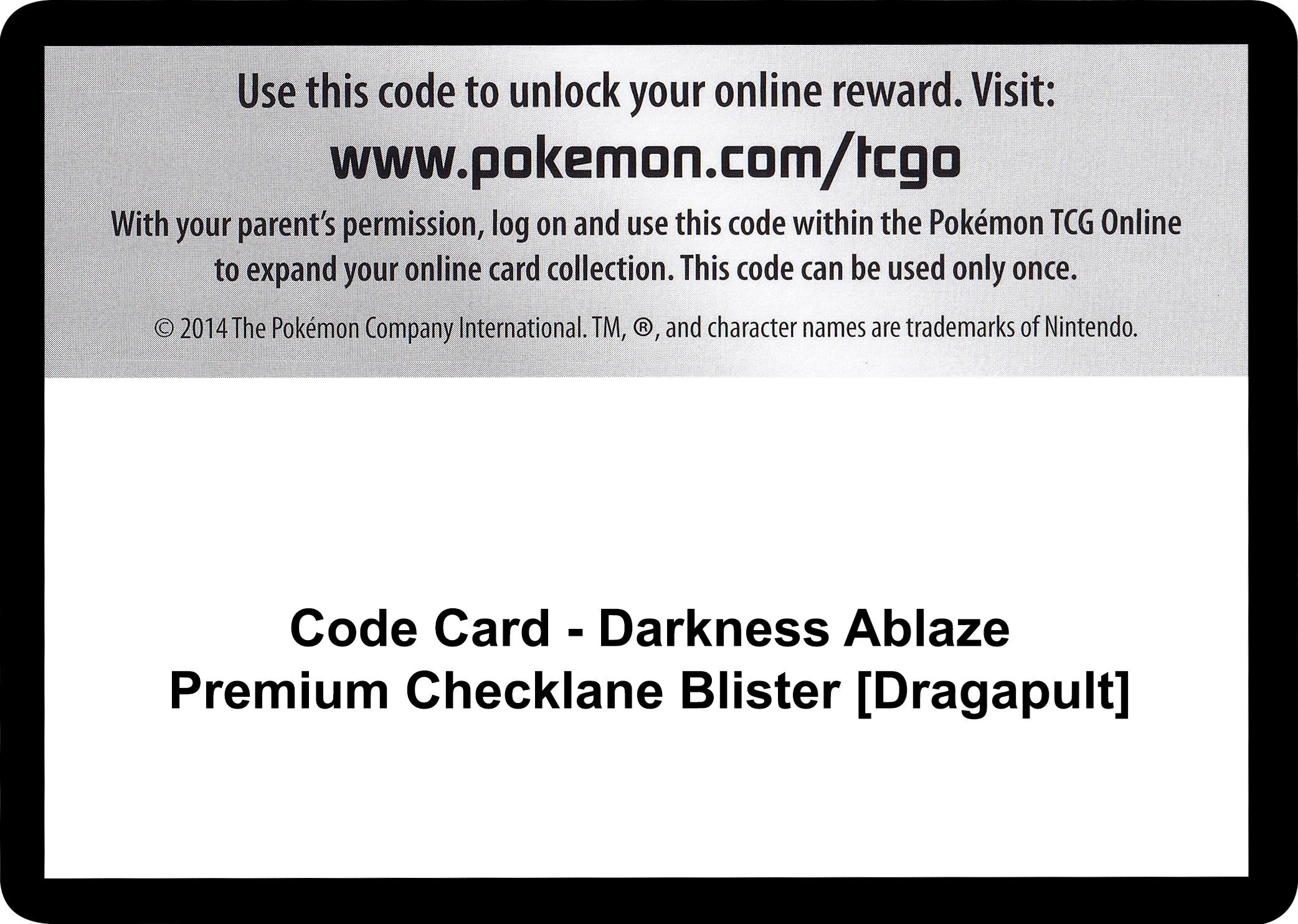 Image for Code Card - Darkness Ablaze Premium Checklane Blister [Dragapult] (SWSH03)