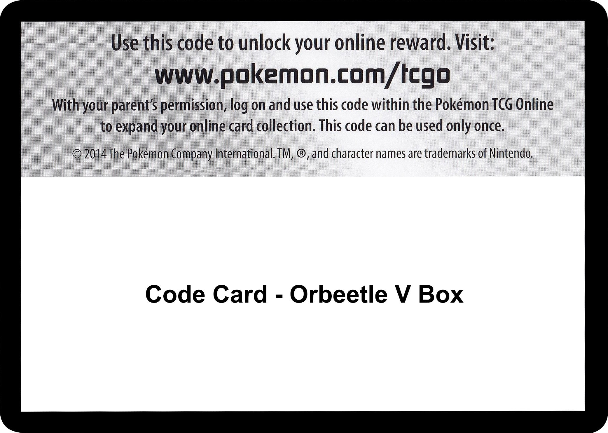 Image for Code Card - Orbeetle V Box (SWSH04)
