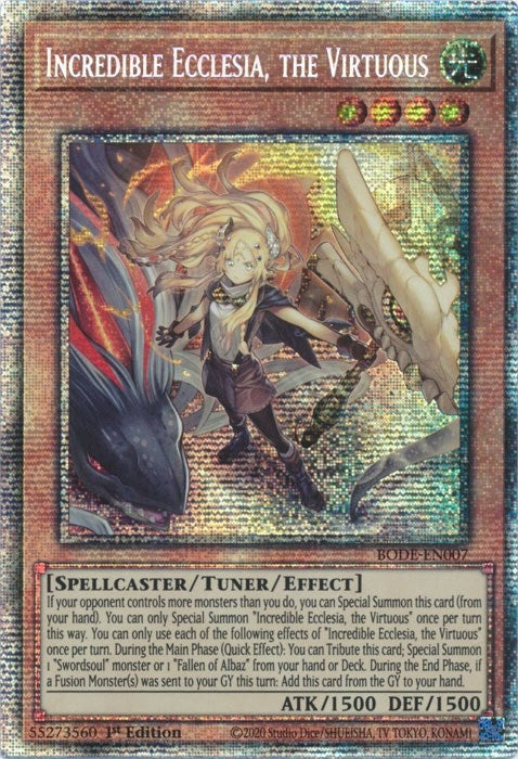 Image for Incredible Ecclesia, the Virtuous (Starlight Rare) (7) (BODE)