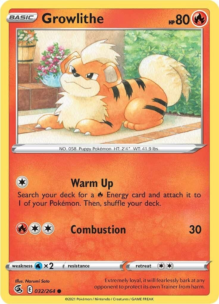 Image for Growlithe (32) (SWSH08)