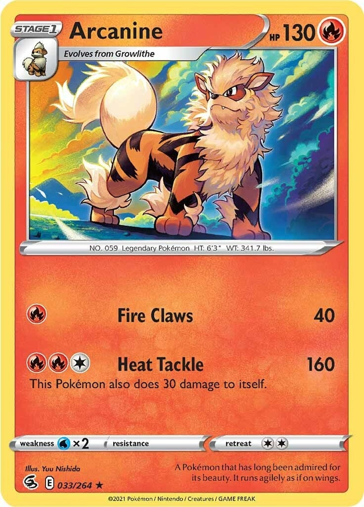 Image for Arcanine (33) (SWSH08)