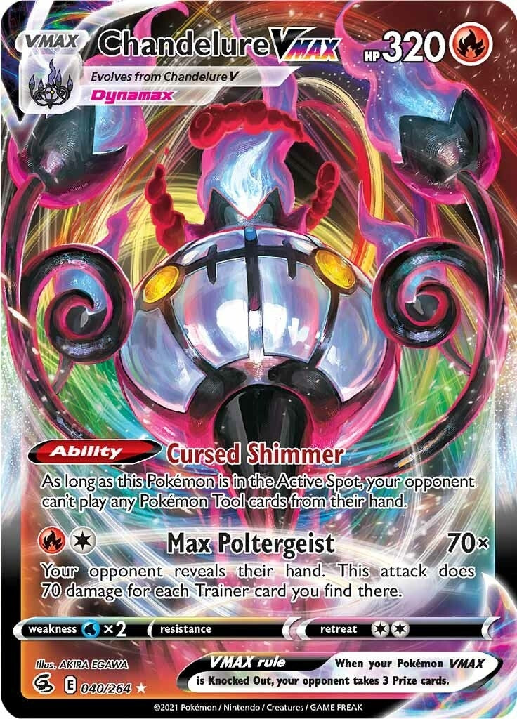 Image for Chandelure VMAX (40) (SWSH08)