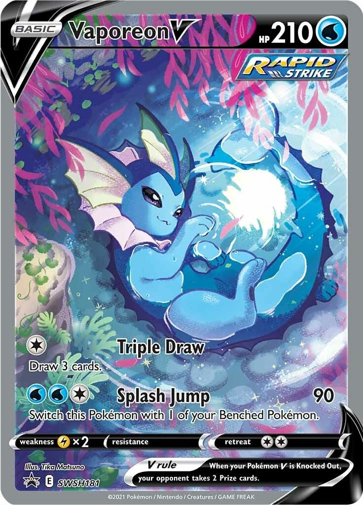 Image for Vaporeon V - SWSH181 (181) (SWSD)