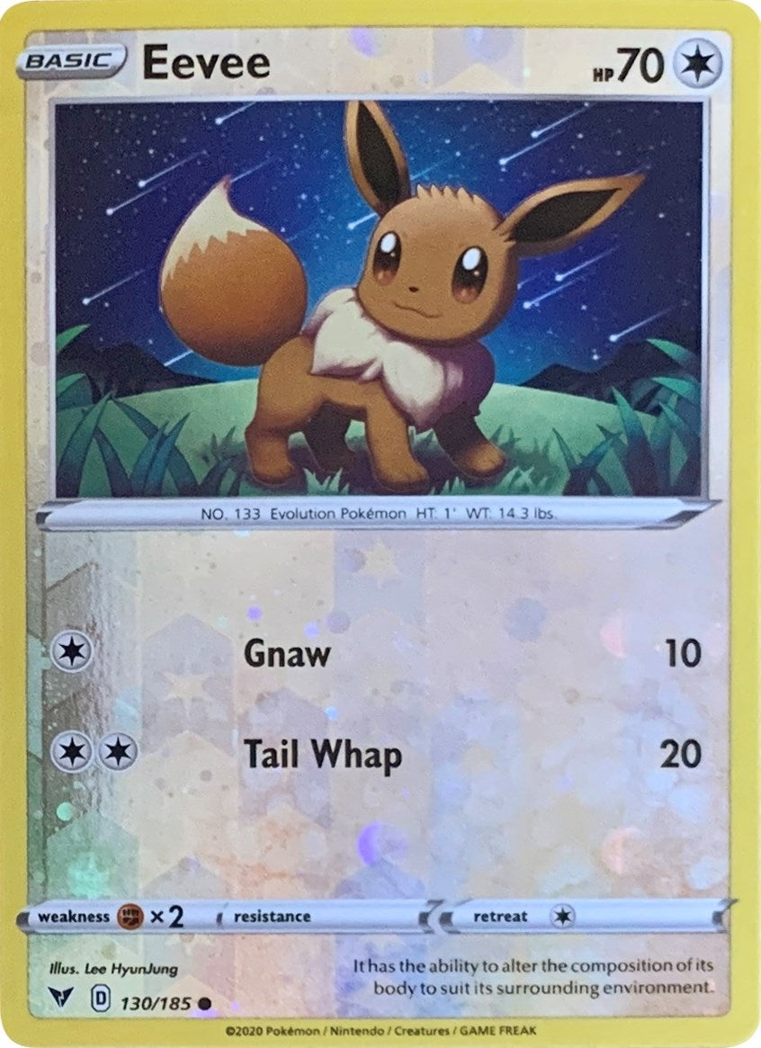 Image for Eevee - 130/185 (Reverse Cosmos Holo) (130) (MCAP)