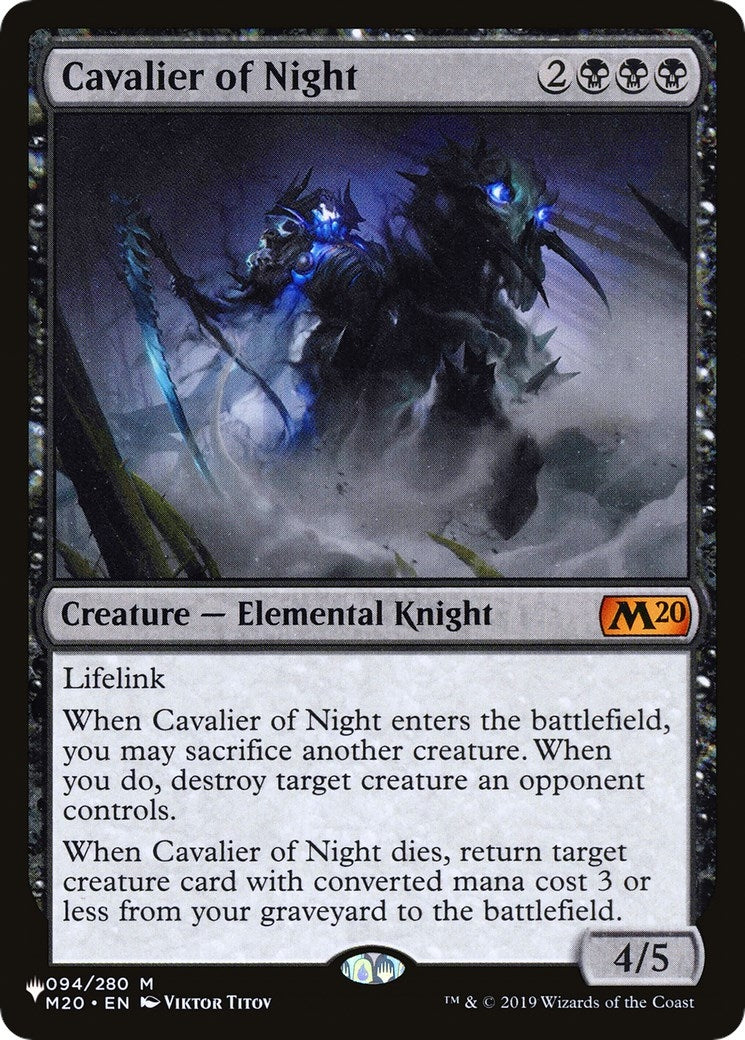 Image for Cavalier of Night (94) (LIST)