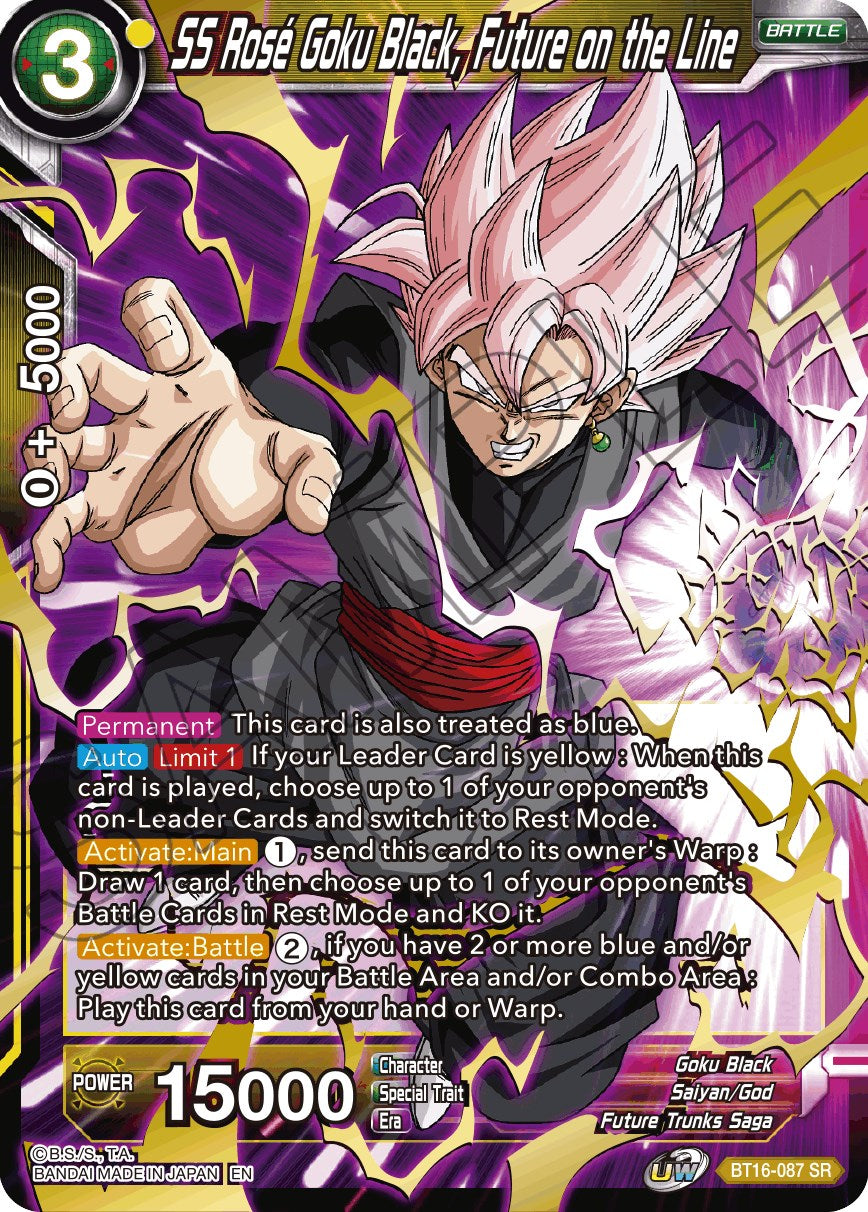 SS Rose Goku Black, Future on the Line