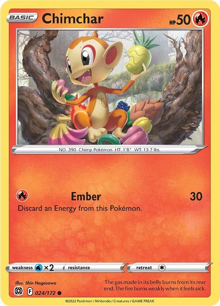 Image for Chimchar (24) (SWSH09)