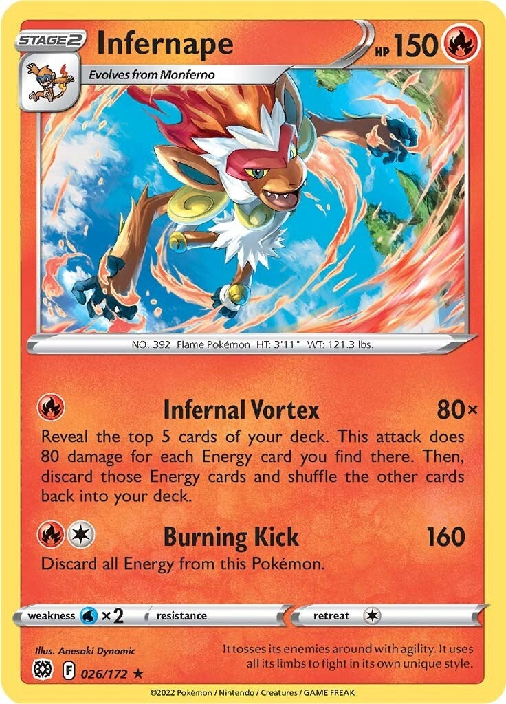 Image for Infernape (26) (SWSH09)