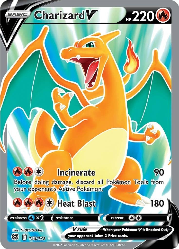 Image for Charizard V (Full Art) (153) (SWSH09)