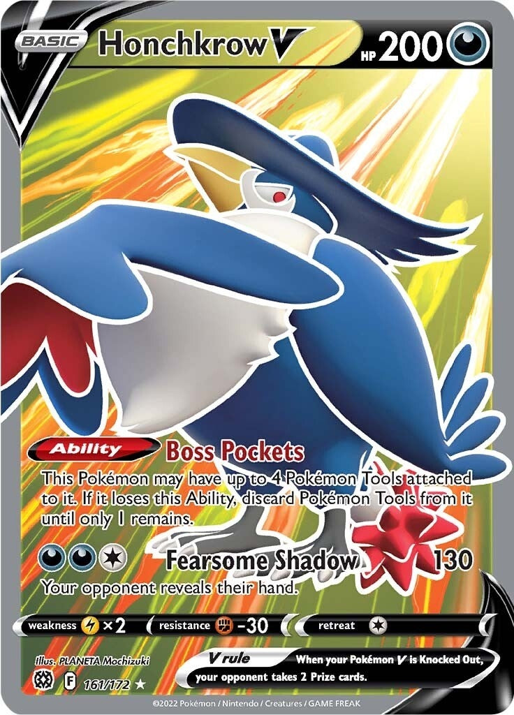Image for Honchkrow V (Full Art) (161) (SWSH09)