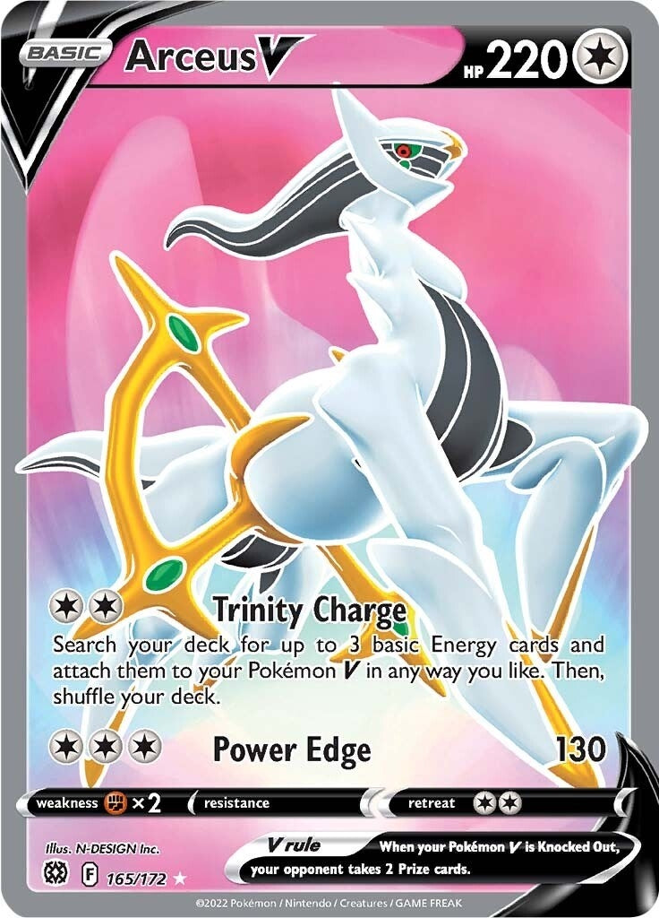 Image for Arceus V (Full Art) (165) (SWSH09)