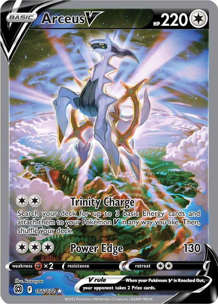 Image for Arceus V (Alternate Full Art) (166) (SWSH09)