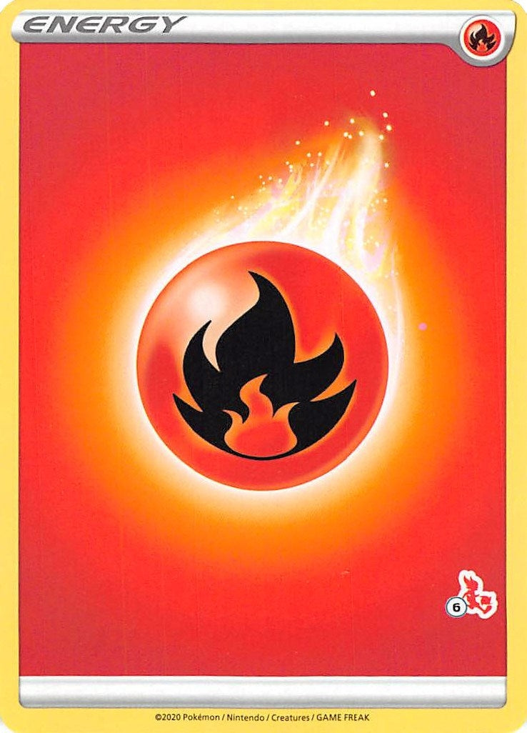 Image for Fire Energy (#6 Cinderace Stamped) (BA22)